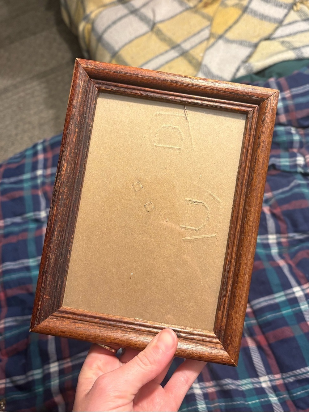 Classic Brown Wood Picture Frame - Home Accents